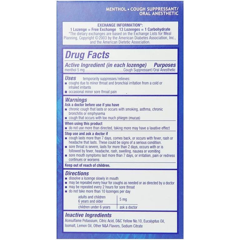 N'ice SugarFree Lozenges For Cough & Sore Throat Pain 24Ct — AliviOTC