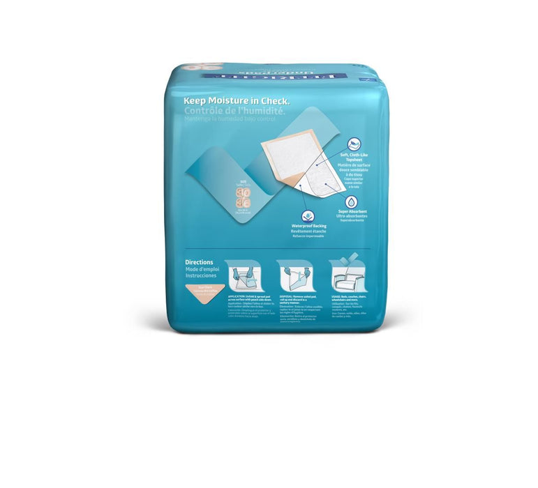 Medline FitRight Underpad Heavy Absorbency 30x36 10Ct