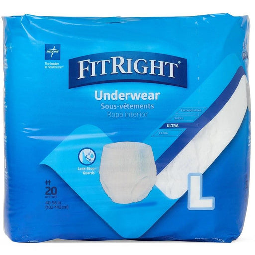 Ropa interior ultradesechable FitRight de Medline