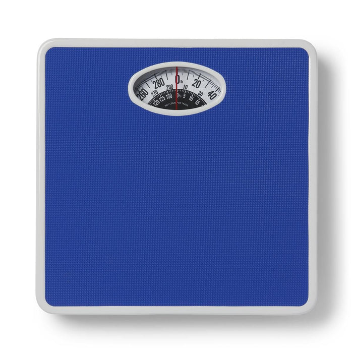 Medline Mechanical Bathroom Floor Scale, 300lb Capacity 1Ct