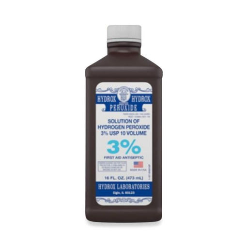 Hydrox Peróxido de Hidrógeno 3% Antiséptico Botella de 16oz 1Ct