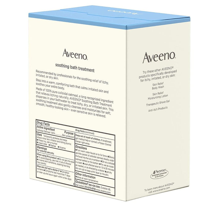 Aveeno Soothing Bath Treatment 1.5oz 8Ct