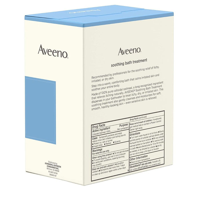 Aveeno Soothing Bath Treatment 1.5oz 8Ct