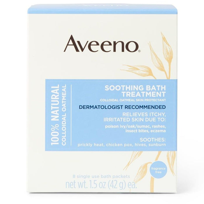 Aveeno Soothing Bath Treatment 1.5oz 8Ct