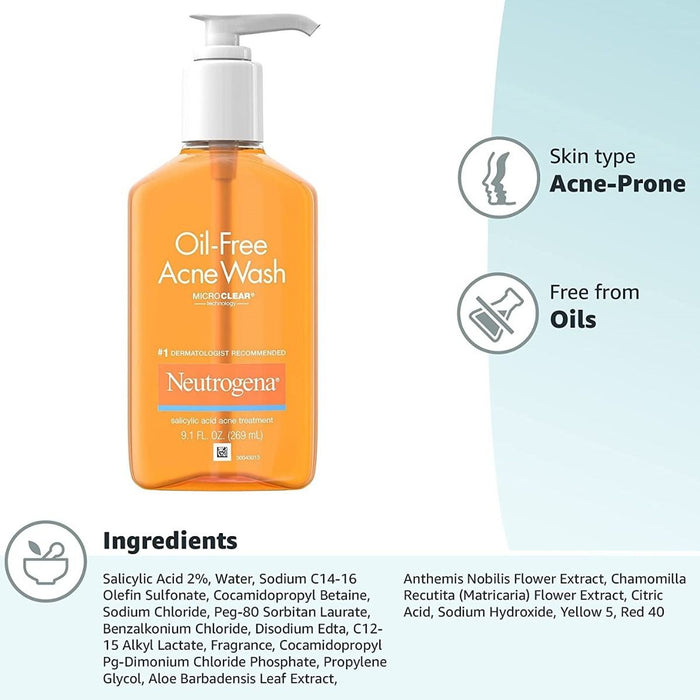 Neutrogena Oil-Free Acne Wash with Salicylic Acid 9.1oz