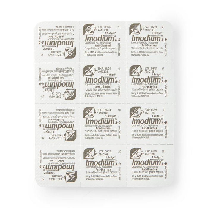 Imodium AD, gel suave, 24 unidades