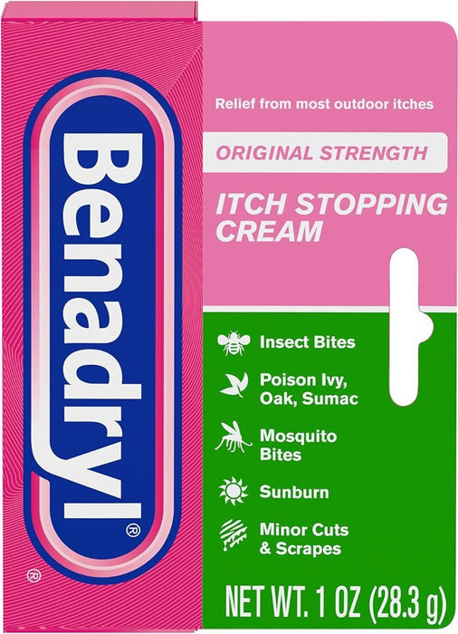 Benadryl Extra Strength Topical Cream 2% 1oz 1Ct