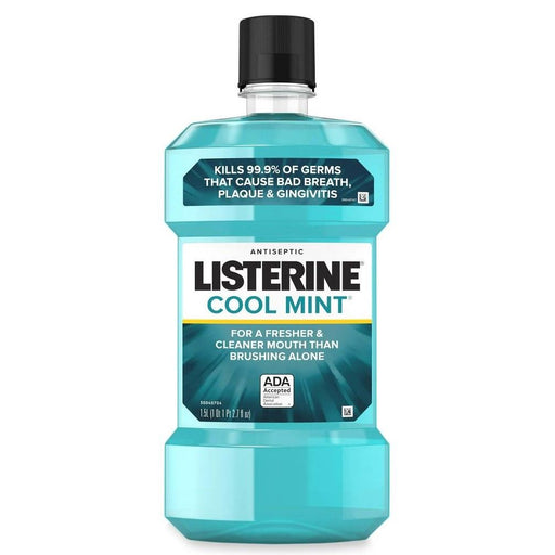 Listerine Enjuague Bucal Antiséptico Menta Fría 1.5L 1Ct