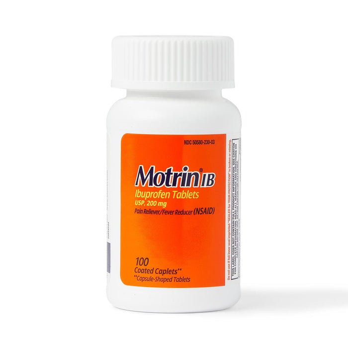 Motrin IB Tablets, 100Ct