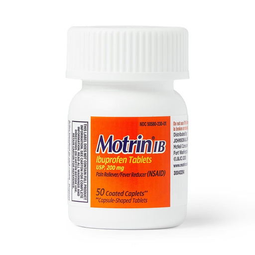 Tabletas Motrin IB, 50 unidades 