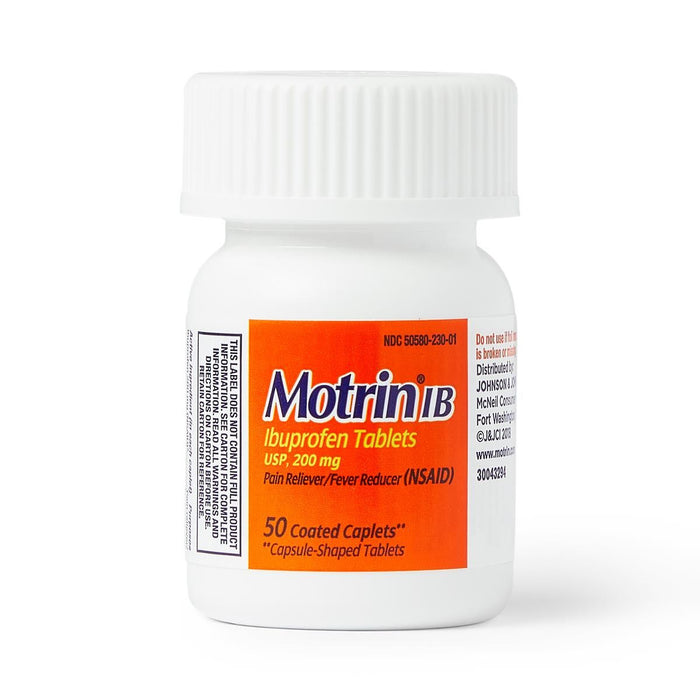 Motrin IB Tablets, 50Ct