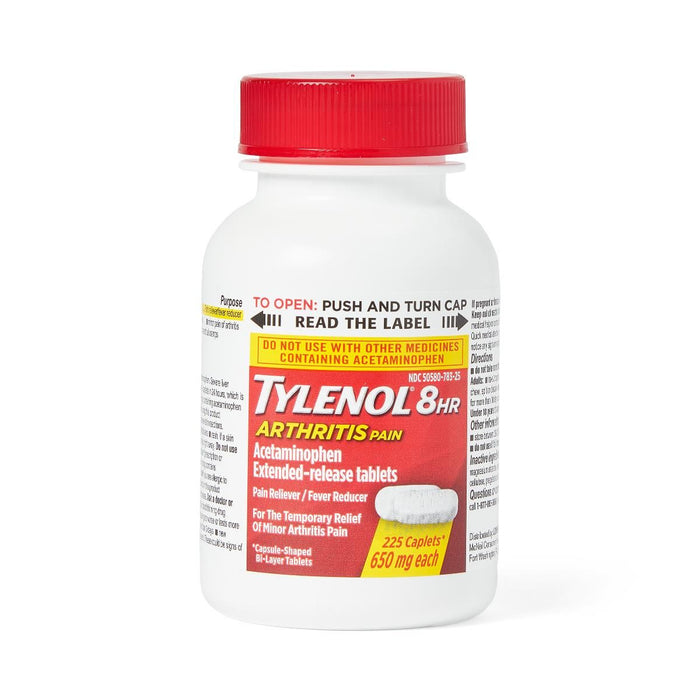 Tylenol, cápsulas para el dolor de la artritis de 8 horas, 225 unidades