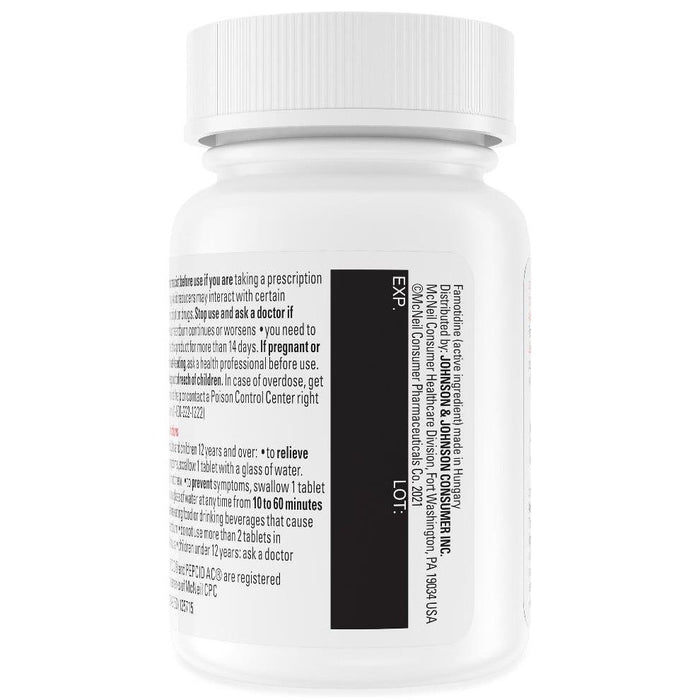 Pepcid AC Reductor de ácido de máxima potencia 20 mg 50 ct 