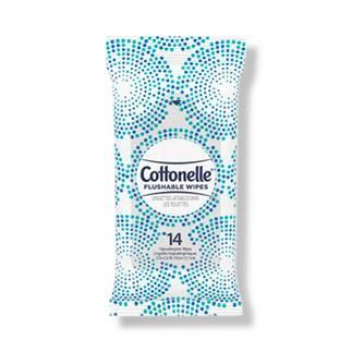 Cottonelle Flushable Wipes, Individual Pack 14Ct