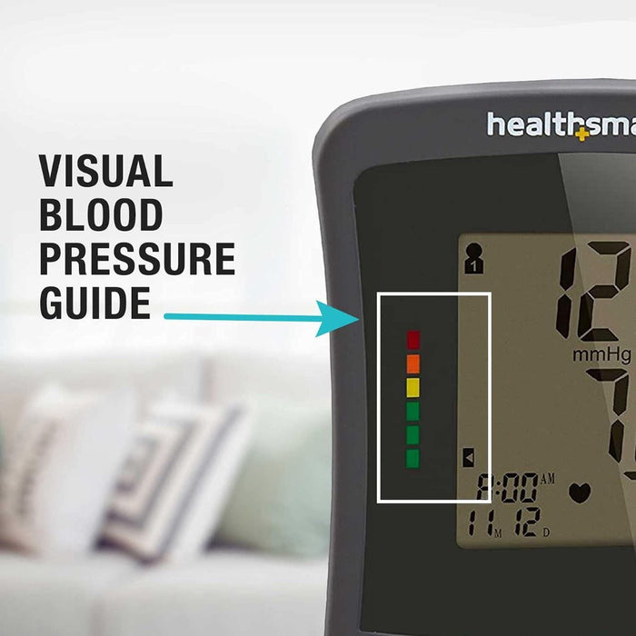 HealthSmart Digital Standard Blood Pressure Monitor with Automatic Adult Arm Cuff 1Ct