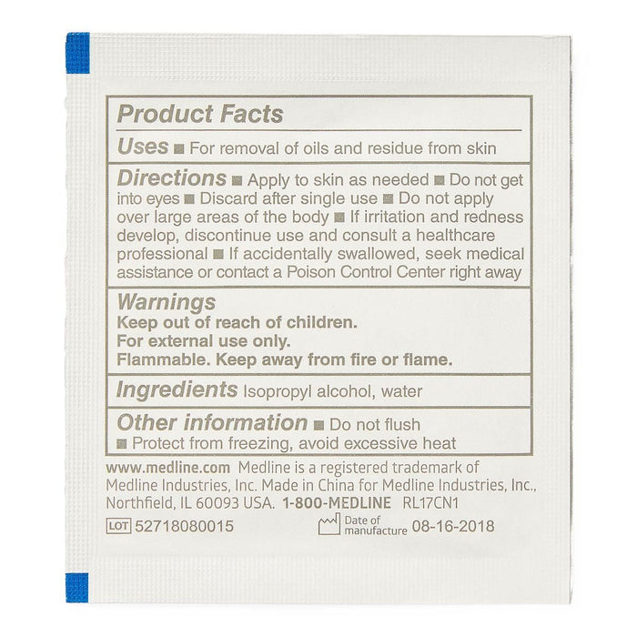 Medline Isopropyl Alcohol Prep Pad 1.75x3 1Ct