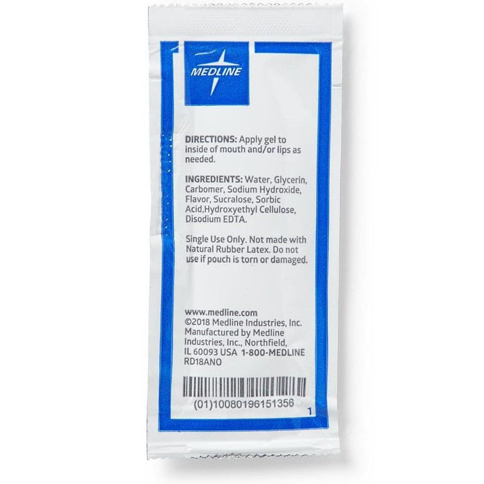 Medline Mouth Moisturizer Oral Gel 3g Pkt 1Ct