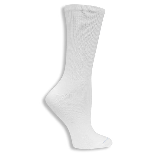 Diab Sock Crew Size 7-12 White Men Dr. Scholl's 4 Pairs Per Pack