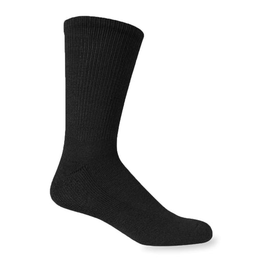 Dr. Scholl's Diabetic and Circulatory Crew Socks, Black, Size Women's M/L 4Pr