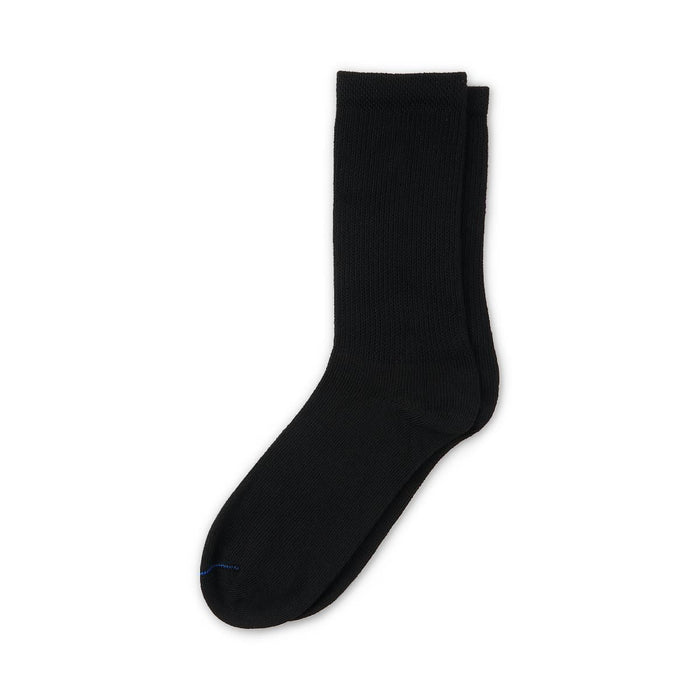 Dr. Scholl's Diabetic and Circulatory Crew Socks, Black, Size Women's M/L 4Pr