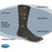 Dr. Scholl's Diabetic and Circulatory Crew Socks, Black, Size Women's M/L 4Pr
