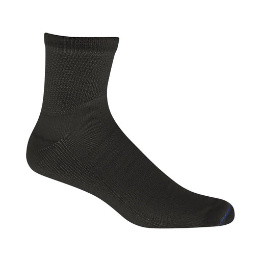 Dr. Scholl's Diabetic and Circulatory Crew Socks, Black, Size Men's M/L 4Pr