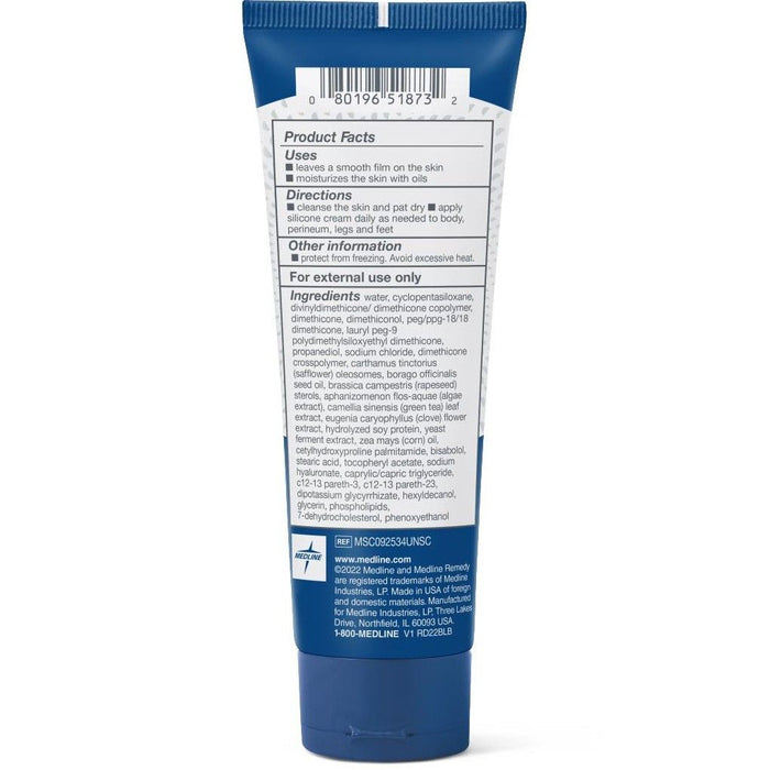 Medline Remedy Clinical Crema para la piel de silicona sin perfume 4oz 1Ct 