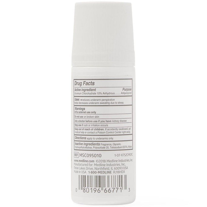 Medline MedSpa Roll-On Antiperspirant Deodorant 1.5oz 1Ct