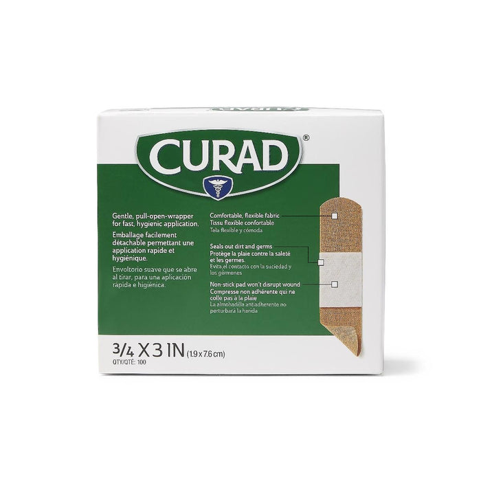 CURAD Quick Strip Fabric Adhesive Bandages