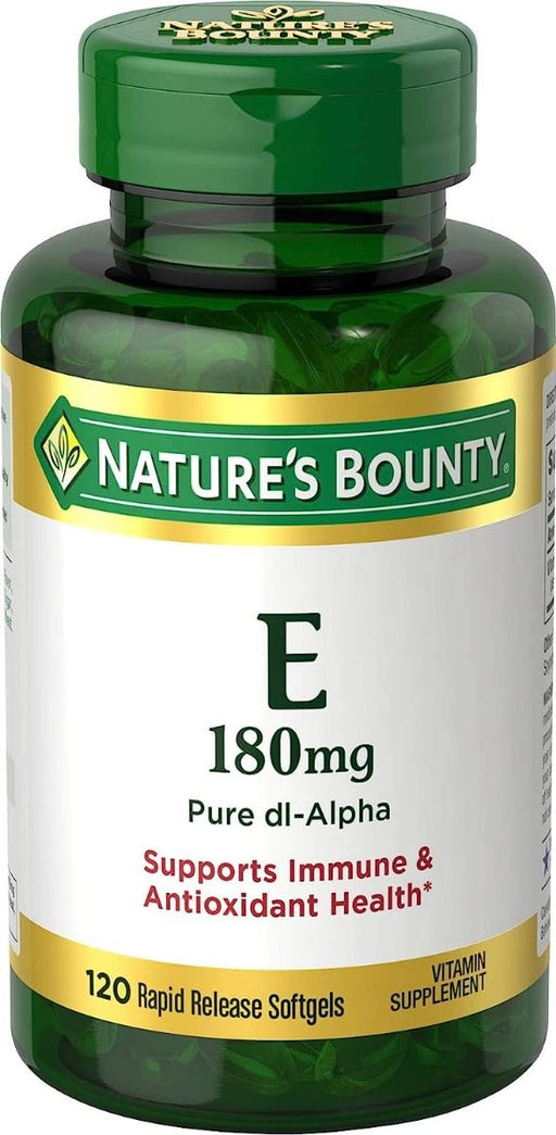 Nature's Bounty Vitamin E 180mg 120Ct