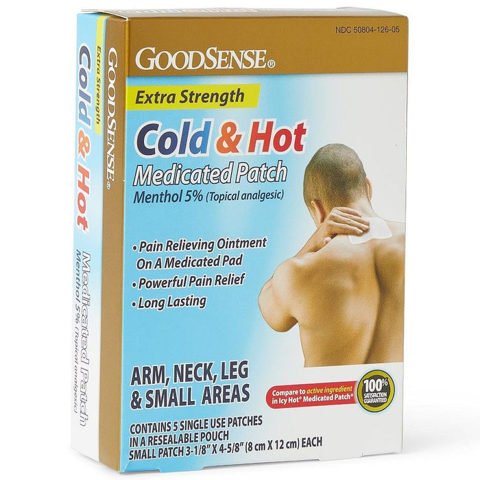 GoodSense X-Strength Medicated Cold/Hot Patch 5Ct