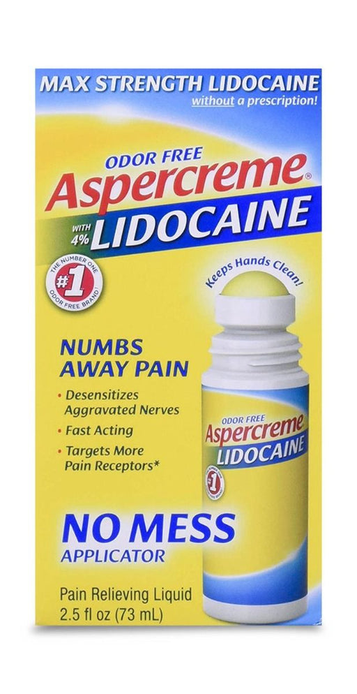 Aspercreme Lidocaína Roll-On, Lidocaína HCL 4% 