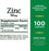 Nature's Bounty Zinc Caplet 50mg 100Ct