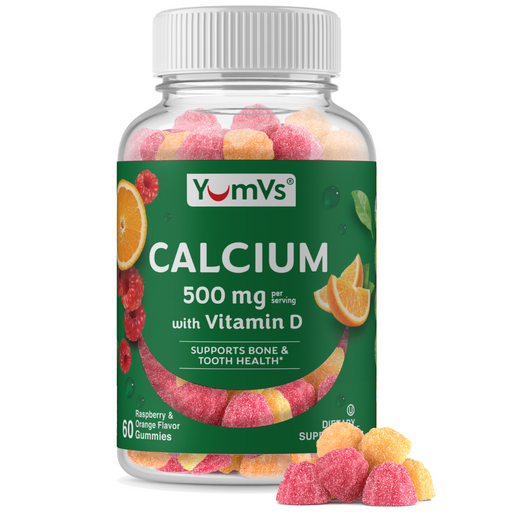 Calcium + Vitamin D3 Gummies 500IU 60 gummies