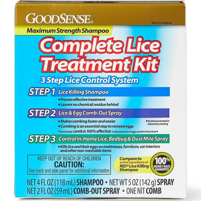 GoodSense Complete Lice Treatment Kit 1Ct