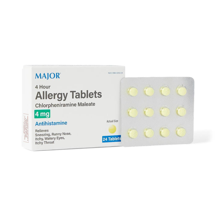 Allergy Relief Antihistamine Tablets 4mg 24Ct