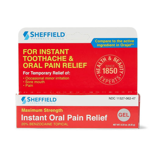 Gel para aliviar el dolor de muelas oral del Dr. Sheffield, 0,33 oz, 1 unidad 