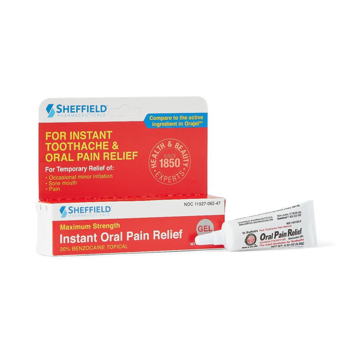 Gel para aliviar el dolor de muelas oral del Dr. Sheffield, 0,33 oz, 1 unidad 