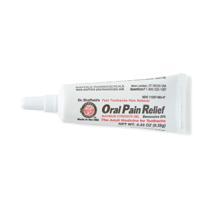 Gel para aliviar el dolor de muelas oral del Dr. Sheffield, 0,33 oz, 1 unidad 