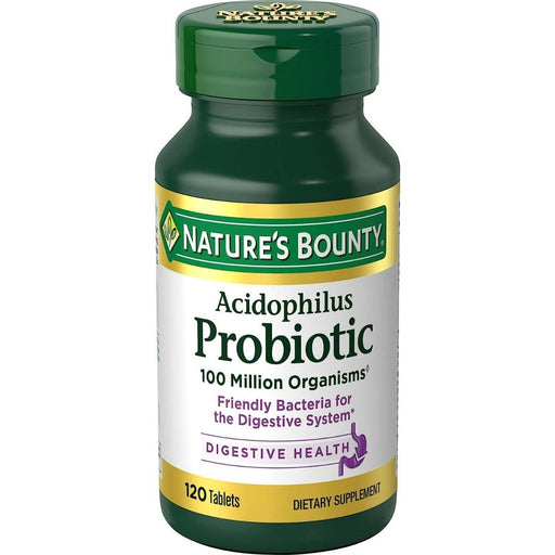 Tabletas probióticas Acidophilus de Nature's Bounty, 120 unidades