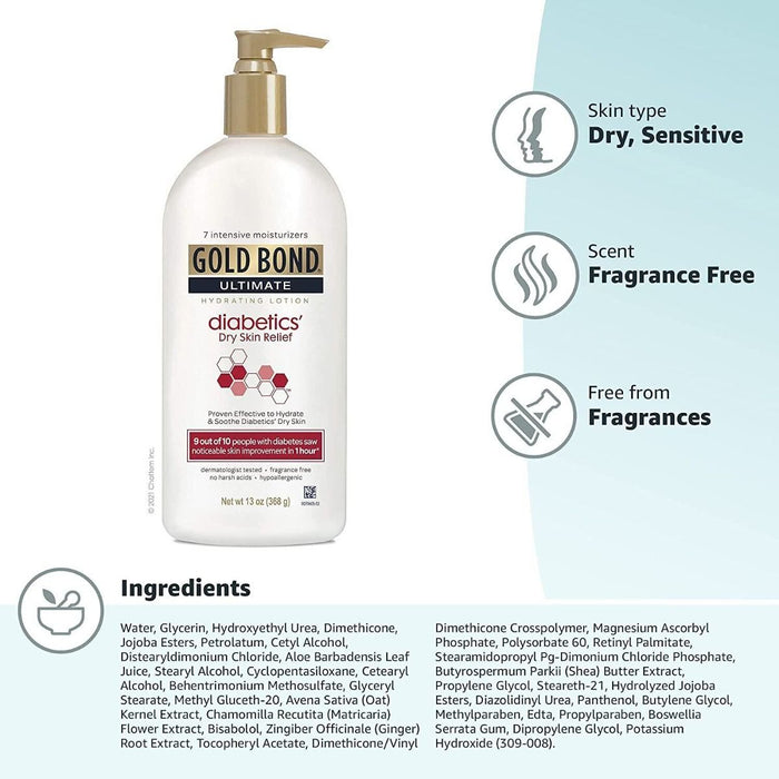 Gold Bond Diabetic Dry Skin Lotion, 13oz