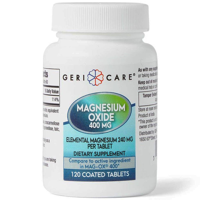 GeriCare Magnesium Oxide Tablet 400mg 120Ct