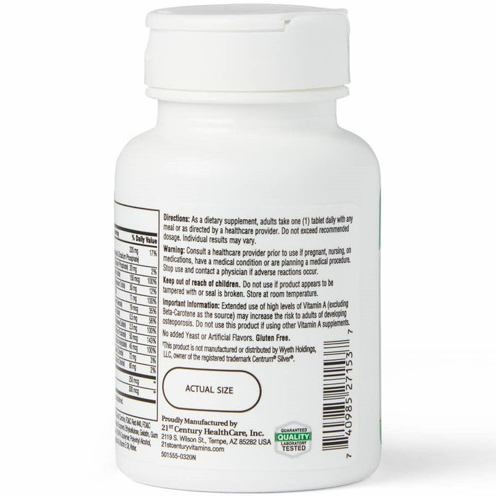 Multivitamin with Minerals for Seniors Age 50+, Tablet 60Ct