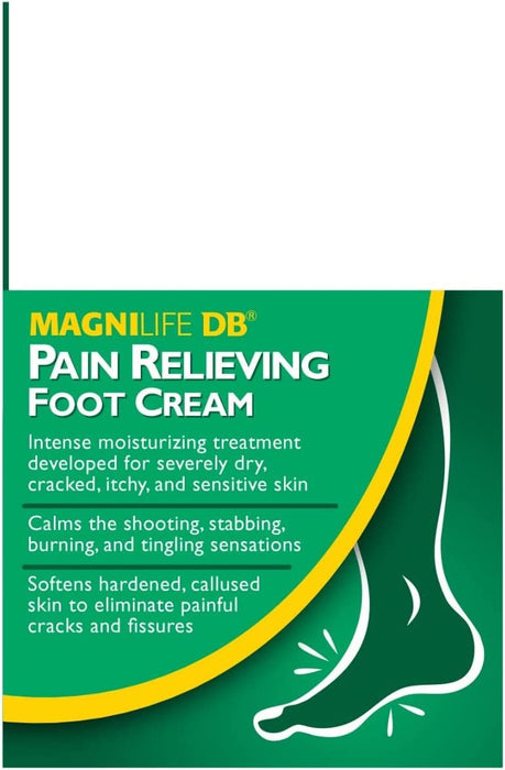 MagniLife DB Crema para pies para aliviar el dolor diabético, 4 oz 