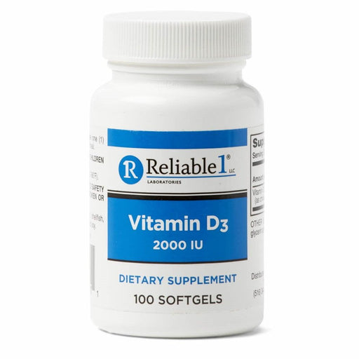 Vitamina D3 Cápsula Blanda 2000UI 100Ct