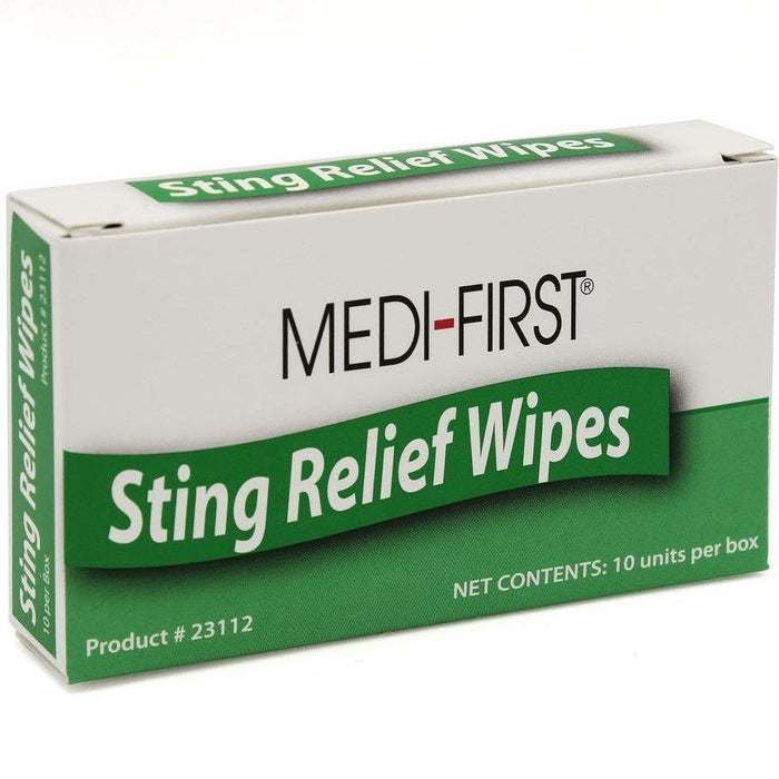 Medi-First Insect Sting Relief Pads 10Ct