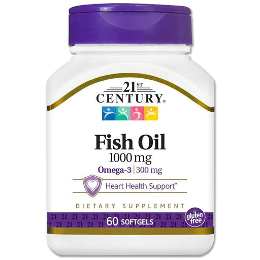 Omega-3 Fish Oil Softgels 1000mg 60Ct