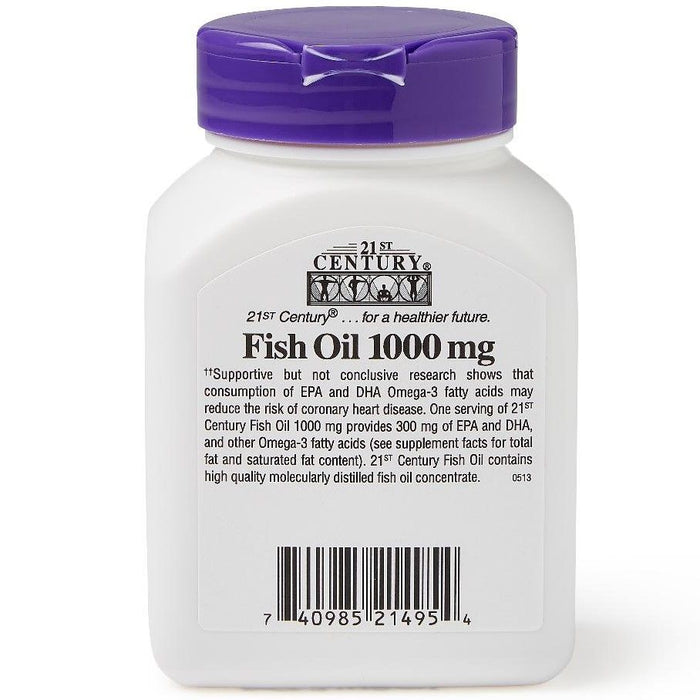 Omega-3 Fish Oil Softgels 1000mg 60Ct