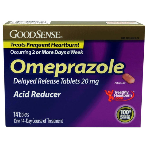 GoodSense Omeprazol de liberación retardada 20 mg 14 unidades 