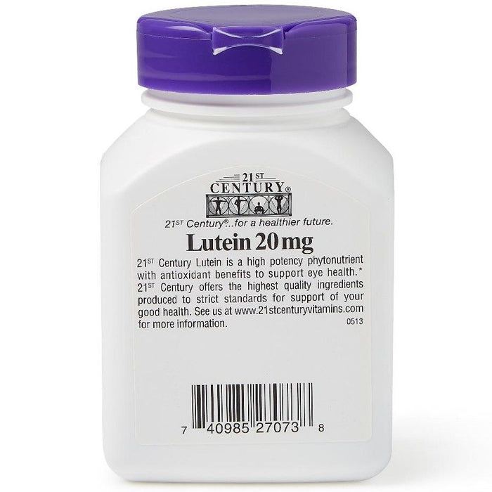 21st Century Lutein Softgel 20mg 60Ct